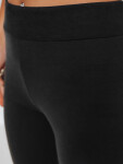 Dámske 3/4 legíny s vysokým pásom čierne FashionStreet UY2738 L/XL