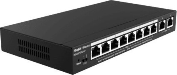 RUIJIE NET SWITCH 10PORT 1000M POE+/RG-ES210GC-LP RUIJIE