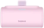 Baseus Compact 5000mAh 20W ružová / Powerbanka / 1x USB-C (M) + 1x USB-C (F) (P10068306413-00)