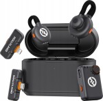 Hollyland LARK M2S Wireless Lavalier Microphone Ultimate Combo (Čierno-sivá)