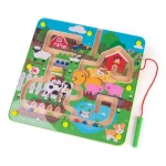 Bigjigs Toys Magnetické bludisko - Farma