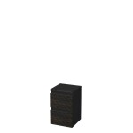 Kúpeľňová skrinka nízka SAT Cube Way 32,5x51x33 cm hnedá mat CUBE3DN322ZHP CUBE3DN322ZHP