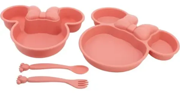 STOR Detská jedálenská súprava 4v1 Minnie Mouse (10796)