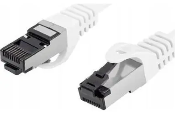 Lanberg CAT8.1 S/FTP 0,5m biela / Patch kábel / LSZH / CU / 2000 MHz / RJ-45 / Fluke Passed (PCF8-10CU-0050-W)