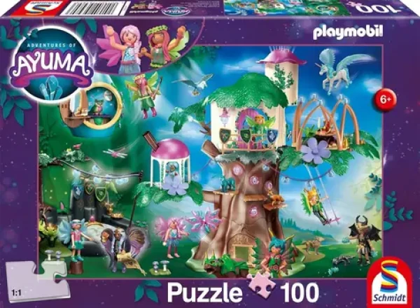 Schmidt Puzzle Playmobil Ayuma: Kúzelný les víl