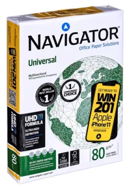 IGE Universal Premium Navigator 8247A80 / Kancelársky papier / A4 / 80 g/m2 / 500 listov (8247A80)