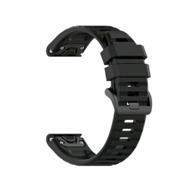 FIXED Silicone Strap Silikónový remienok pre Garmin QuickFit 26mm čierna (FIXSST-QF26MM-BK)