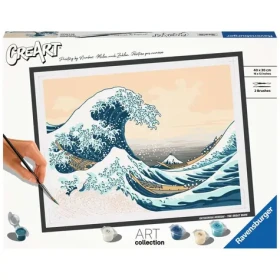 Ravensburger CreArt ART Collection - Veľká vlna (Hokusai) - maľovanie podľa čísel