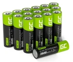 Green Cell Dobíjacie batérie AA HR6 16 ks / Nabíjacie batérie / Ni-MH / 2600mAh / 1,2 V (GR10)