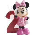 Tortová sviečka Minnie 6,5 cm číslo 2 - Dekora