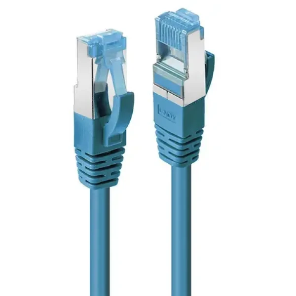 Lindy Cat6a S/FTP 3 m modrá / Patch kábel / RJ45-RJ45 / PIMF / LSZH / 10 Gbit/s (47150)
