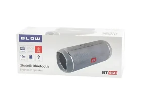 BT-460 sivá / Prenosný reproduktor / Bluetooth 4.0 / FM rádio / MicroSD / 5 W (30-326#)