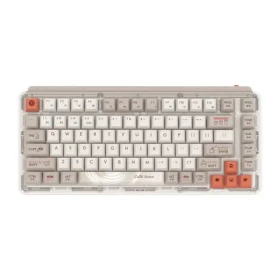 MIIIW Z830 ProMax coffee / Bezrdátová klávesnica / Bluetooth / 2.4GHz / RGB / US Layout (MWMKB04)