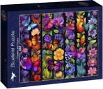 BlueBird Puzzle Kvety a motýle