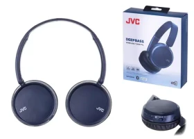 JVC HA-S36WAU modrá / Bezdrátová sluchátka s mikrofonem / Bluetooth 5.2 / Přes hlavu / 35h výdrž (HAS-36WAU)