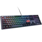 Ducky One 3 Cherry MX-Speed-Silver modrá / herná klávesnica / podsvietená / mechanická / drôtová USB-C / US (DKON2108ST-PUSPDCOVVVC2)