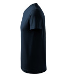 Tričko s výstrihom do V unisex námornícka modrá 3XL