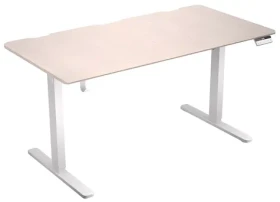 Endorfy Atlas L Electric svetlá béžová/biela / Herný stôl / 150 x 78 cm / 80 kg (EY8E005)