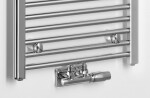 AQUALINE - ALYA vykurovacie teleso rovné 500x1600, stredové pripojenie, chróm LLS304