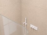 CERANO - Sprchová zástena Walk-in Orbis - Ľavá - 8 mm - biela matná, mliečne sklo - 80x200 CER-682369