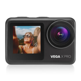 Niceboy VEGA X PRO / Outdoorová kamera / 2 amp; predné 1.4 LCD / 4K @ 60FPS / WiFi / micro-HDMI / micro-USB / microSD (vega-x-pro)