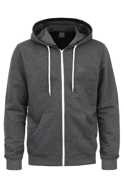 MIKINA KARIM 3XL-4XL melanžový grafit 4XL