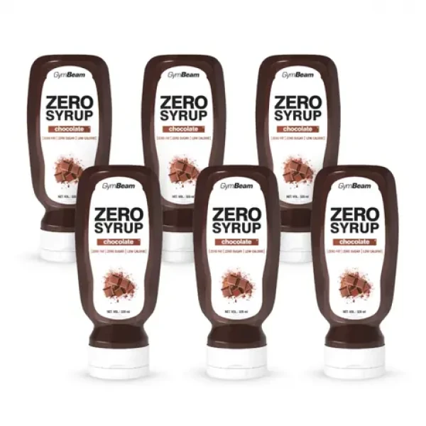 ZERO SIRUP čokoláda - GymBeam (6 x 320 ml) (7677-3-6x320ml)