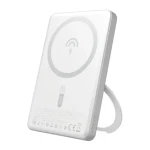Dudao K28S 5000mAh strieborná / Powerbanka / USB-C / MagSafe / Stojanček / 20W (188207)