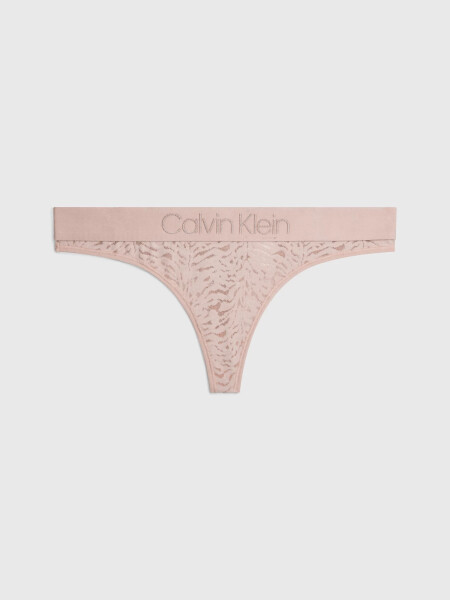 Dámske tangá 000QF7287E 7NS béžové Calvin Klein