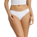 Dámske bezšvové nohavičky INVISIBLE BRAZILIAN - BELLINDA - biele M