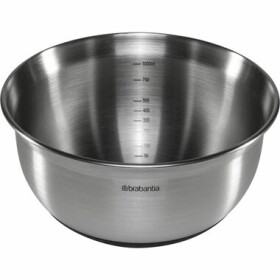 Brabantia Misa nerez oceľ/silikón strieborno-čierna 1 L / priemer 17.2 cm / výška 8.9 cm (363825)