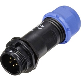 Weipu SP1311 / P 5 II guľatý faston, 1 ks; SP1311 / P 5 II