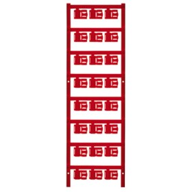 Weidmüller 1062020000 SFC 2.5/12 MC NE RT ochranný štítok Druh montáže: prichytenie sponami Potlačiteľná plocha: 5.80 x 12 mm červená Počet markerov: 120 120 ks; 1062020000