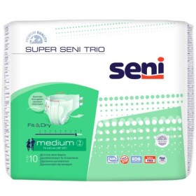 SUPER SENI TRIO Large plienkové nohavičky 10 kusov