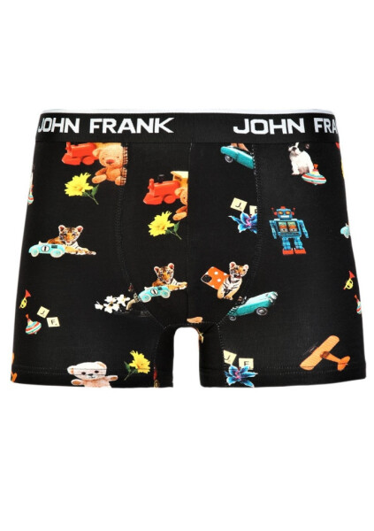 Pánske boxerky John Frank JFBD327 M černá