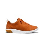 Kompromisné detské barefoot tenisky KEEN KNX LACE YOUTH gold flame/star white - 35