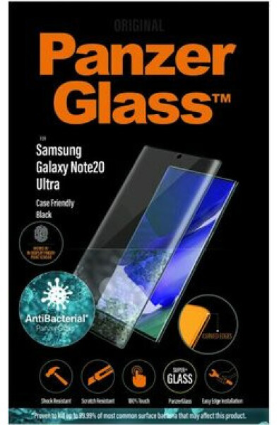 PanzerGlass Case Friendly Tvrdené sklo pre Samsung Galaxy Note20 Ultra Fingerprint komp. čierna (5711724072376)