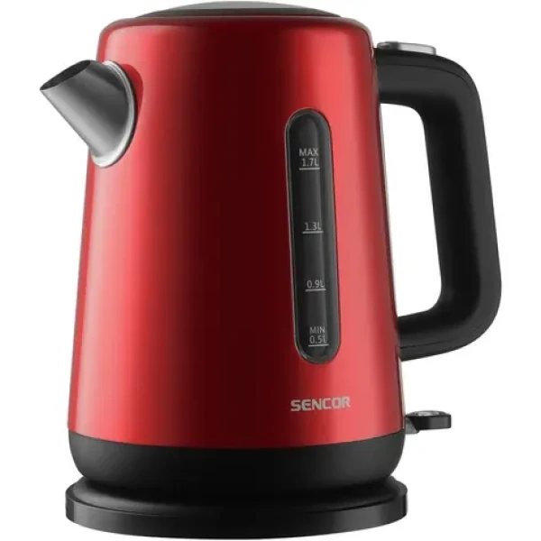 Sencor SWK 1751RD červená / Rýchlovarná kanvica / 2200W / 1.7L (8590669358397)