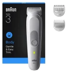 Braun BG3530 / Zastrihávač / Pánsky / Na telo / Mokré a suché holenie / Prevádzka: 80 min (7500435244763)