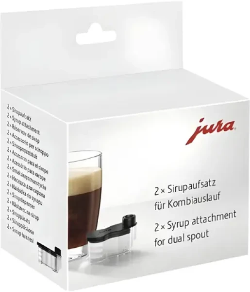 Jura Nadstavec na sirup pre dvojitý výpust / Príslušenstvo pre kávovar / 2 ks (25069)