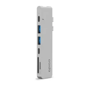 Epico USB-C Hub Pre strieborná / 1x HDMI / 2x USB-A / 1x USB-C / SD (9915112100024)