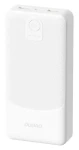 Dudao K10Pro 20000mAh biela / Powerbanka / 2.4A / 2x USB-A