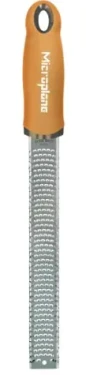 Microplane Premium Classic tmavo-žltá / jemné strúhadlo / 32.5 cm / nerezová oceľ (46623)