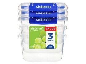 Sistema KLIP IT PLUS Krabička na potraviny sada 3 ks 2 klipy 400 ml (9414202885432)