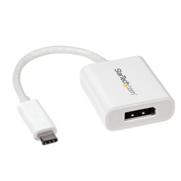 StarTech Adaptér USB-C na DisplayPort biela / 4K 60Hz (CDP2DPW)