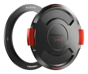 Freewell Real Locking 72 mm / Magnetický krúžok / s magnetickou krytkou NFC / hliník (FW-L1-BL72)