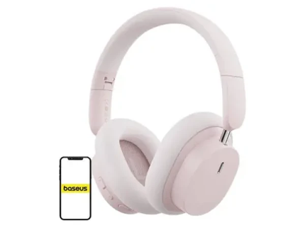 Baseus Bowie D05 ružová / Bezdrôtové slúchadlá / mikrofón / Bluetooth 5.2 (A00024600413-Z1)