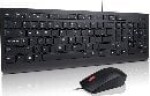 Lenovo Lenovo 4X30L79886 klawiatura Dołączona myszka univerzálny USB AZERTY Francuski Čierny