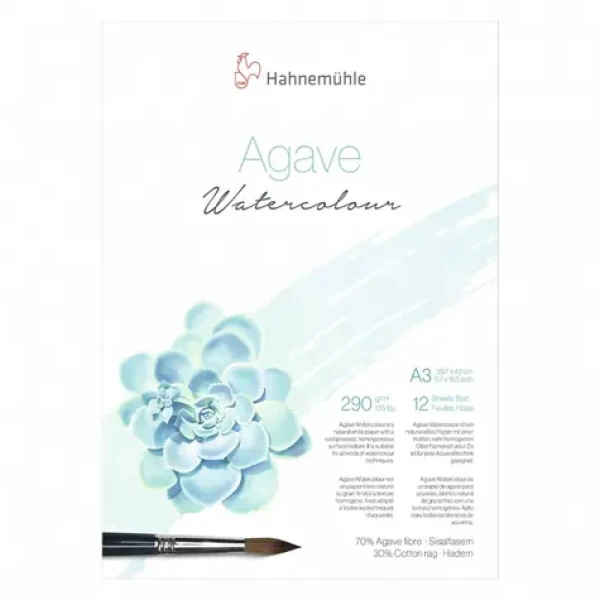 Hahnemühle Skicák Agave Watercolour A3/12 listov/290 g (10625411)