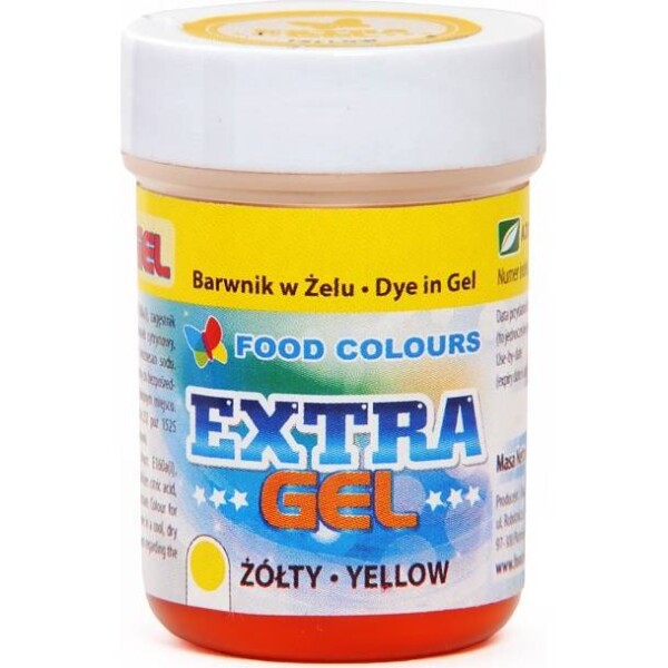 Gélová farba extra žltá 35 g - Food Colours - Food Colours